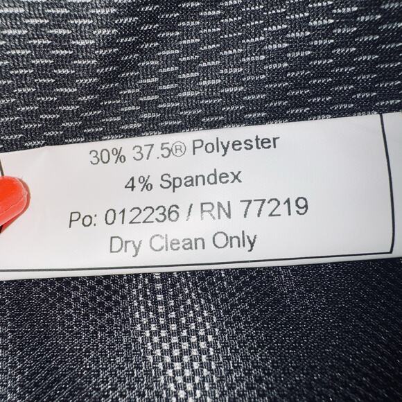 NWT Kenneth Cole Awearness XL Wool Blend Vest Navy Blue Black Slim Awear-Tech - Picture 8 of 9